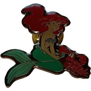 Disney Ariel & Sebastian Enamel Pin Mermaid Design Collectors Item